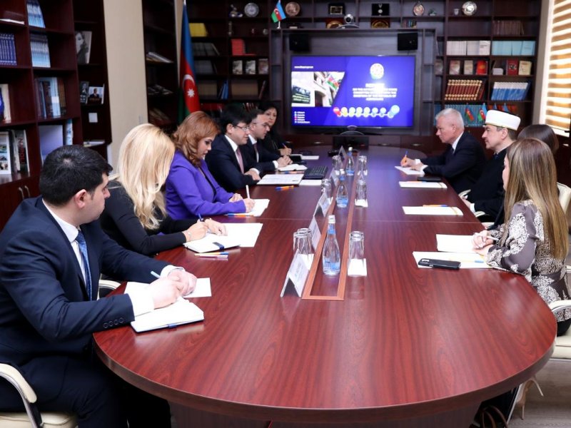 Diaspor Komitəsində Polşa müftisi ilə görüş keçirilib