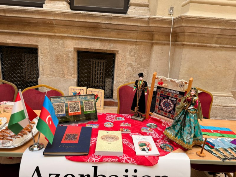 Budapeşt Korvinus Universitetində Azərbaycan guşəsi