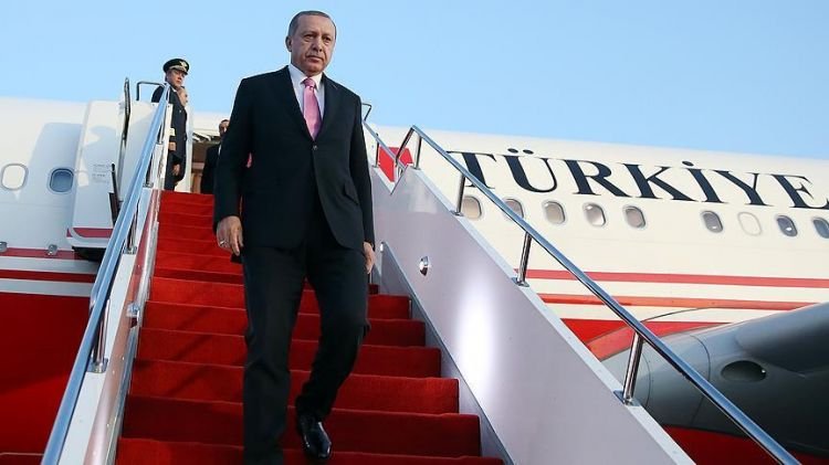 “Türkiyə Prezidenti Qazaxıstana dövlət səfərinə gəlib
