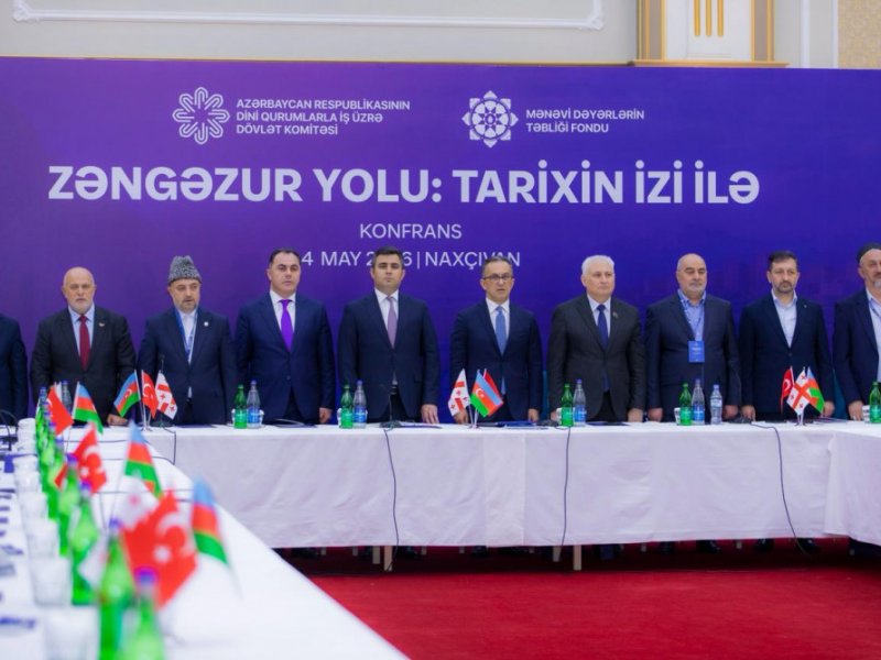 Naxçıvanda “Zəngəzur yolu: tarixin izi ilə” mövzusunda konfrans keçirilib