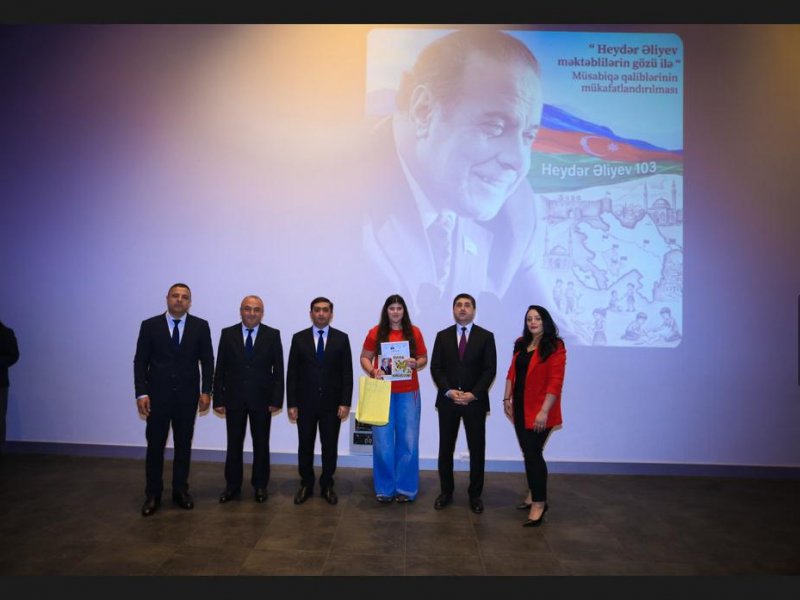 QAXDA “HEYDƏR ƏLİYEV MƏKTƏBLİLƏRİN GÖZÜ İLƏ” ADLI İNŞA YAZI MÜSABİQƏSİ QALİBLƏRİNİN TƏLTİFOLUNMA MƏRASİMİ KEÇİRİLİB.