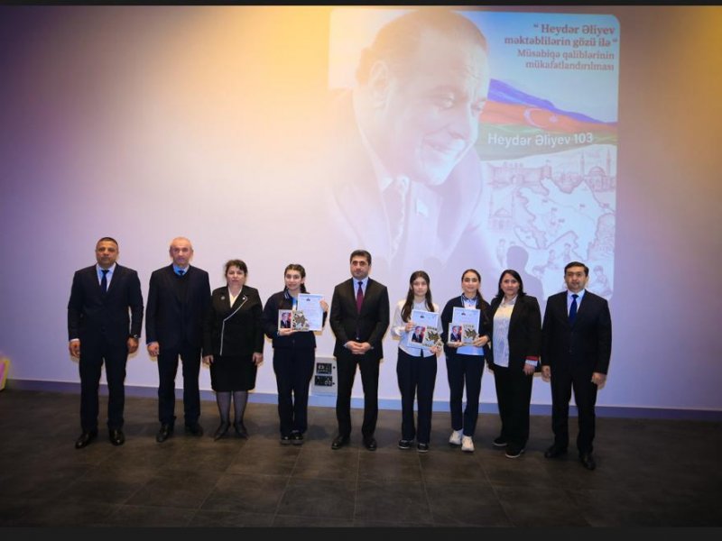 QAXDA “HEYDƏR ƏLİYEV MƏKTƏBLİLƏRİN GÖZÜ İLƏ” ADLI İNŞA YAZI MÜSABİQƏSİ QALİBLƏRİNİN TƏLTİFOLUNMA MƏRASİMİ KEÇİRİLİB.