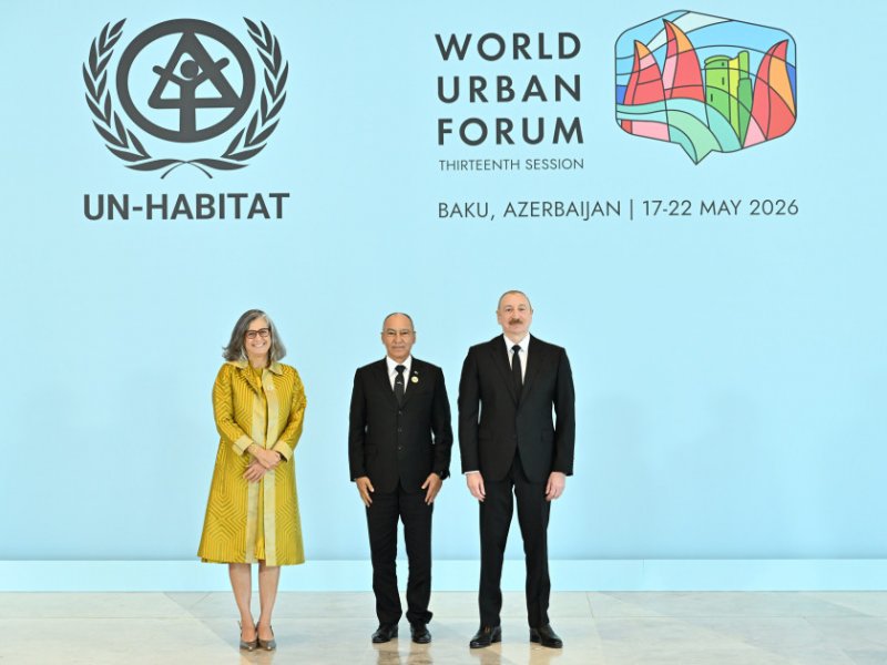 Bakıda Ümumdünya Şəhərsalma Forumunun 13-cü Sessiyasının açılış mərasimi keçirilir Prezident İlham Əliyev tədbirdə iştirak edir Bakıda Ümumdünya Şəhərsalma Forumunun 13-cü Sessiyasının açılış mərasimi keçirilir Prezident İlham Əliyev tədbirdə iştirak edir