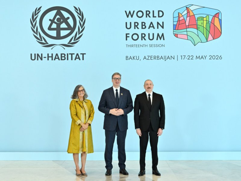 Bakıda Ümumdünya Şəhərsalma Forumunun 13-cü Sessiyasının açılış mərasimi keçirilir Prezident İlham Əliyev tədbirdə iştirak edir Bakıda Ümumdünya Şəhərsalma Forumunun 13-cü Sessiyasının açılış mərasimi keçirilir Prezident İlham Əliyev tədbirdə iştirak edir