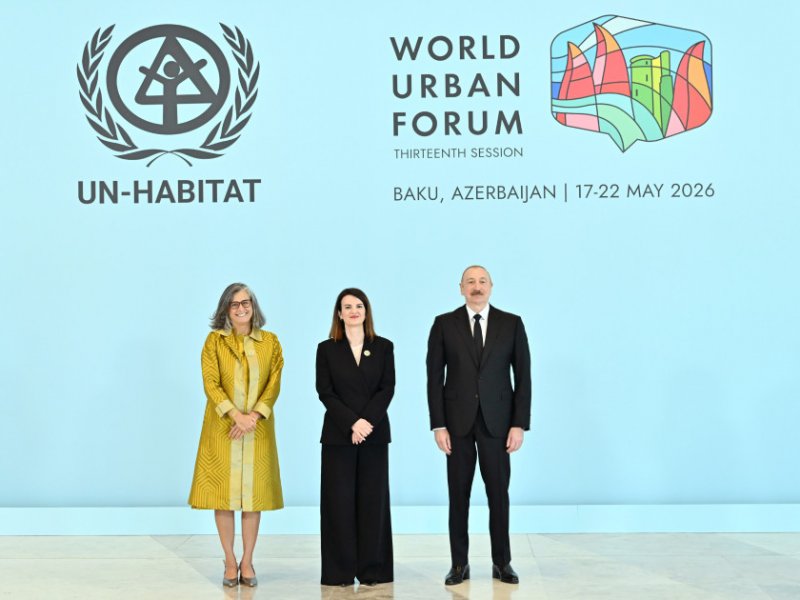 Bakıda Ümumdünya Şəhərsalma Forumunun 13-cü Sessiyasının açılış mərasimi keçirilir Prezident İlham Əliyev tədbirdə iştirak edir Bakıda Ümumdünya Şəhərsalma Forumunun 13-cü Sessiyasının açılış mərasimi keçirilir Prezident İlham Əliyev tədbirdə iştirak edir