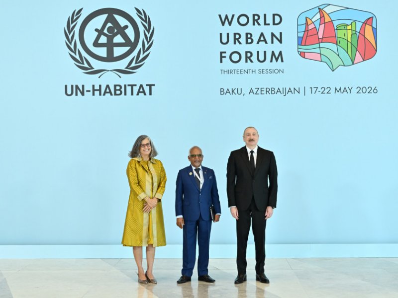 Bakıda Ümumdünya Şəhərsalma Forumunun 13-cü Sessiyasının açılış mərasimi keçirilir Prezident İlham Əliyev tədbirdə iştirak edir Bakıda Ümumdünya Şəhərsalma Forumunun 13-cü Sessiyasının açılış mərasimi keçirilir Prezident İlham Əliyev tədbirdə iştirak edir