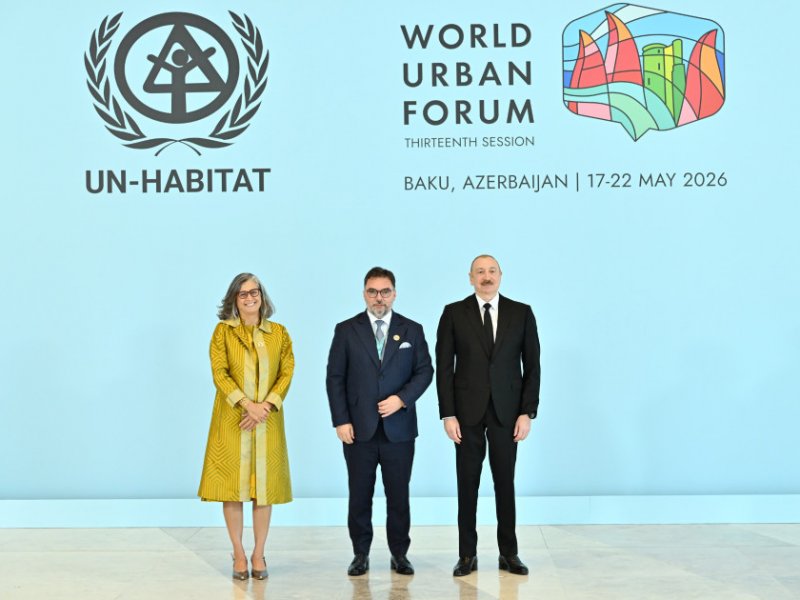 Bakıda Ümumdünya Şəhərsalma Forumunun 13-cü Sessiyasının açılış mərasimi keçirilir Prezident İlham Əliyev tədbirdə iştirak edir Bakıda Ümumdünya Şəhərsalma Forumunun 13-cü Sessiyasının açılış mərasimi keçirilir Prezident İlham Əliyev tədbirdə iştirak edir