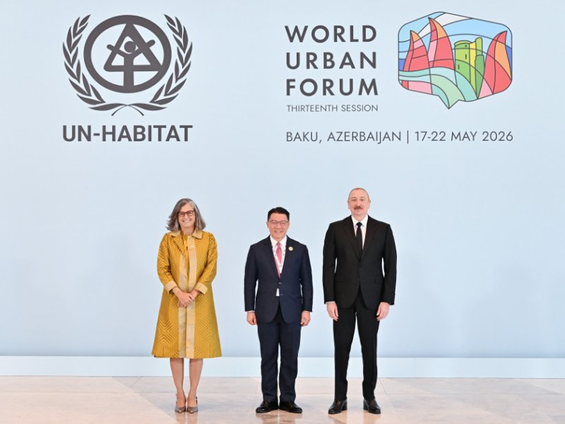 Bakıda Ümumdünya Şəhərsalma Forumunun 13-cü Sessiyasının açılış mərasimi keçirilir Prezident İlham Əliyev tədbirdə iştirak edir Bakıda Ümumdünya Şəhərsalma Forumunun 13-cü Sessiyasının açılış mərasimi keçirilir Prezident İlham Əliyev tədbirdə iştirak edir