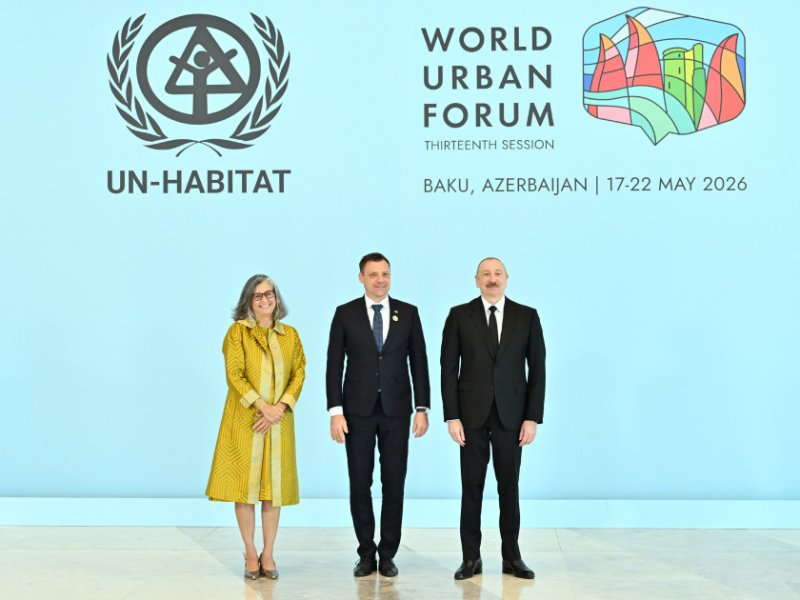 Bakıda Ümumdünya Şəhərsalma Forumunun 13-cü Sessiyasının açılış mərasimi keçirilir Prezident İlham Əliyev tədbirdə iştirak edir Bakıda Ümumdünya Şəhərsalma Forumunun 13-cü Sessiyasının açılış mərasimi keçirilir Prezident İlham Əliyev tədbirdə iştirak edir