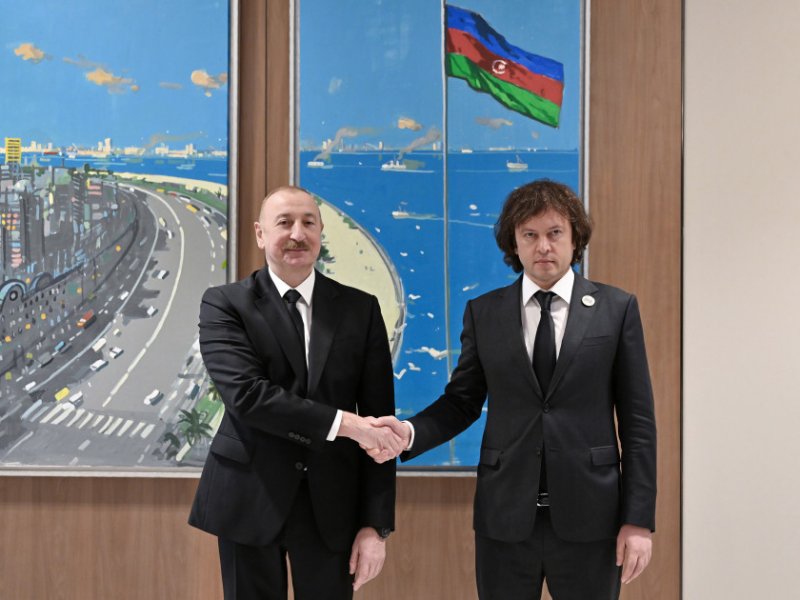 Prezident İlham Əliyevin Gürcüstanın Baş naziri ilə görüşü olub