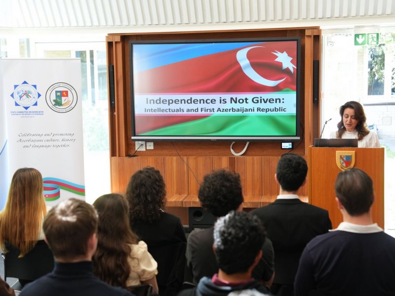 Kembric Universitetinin Darvin Kollecində 28 May – Müstəqillik Gününə həsr olunan tədbir keçirilib Kembric Universitetinin Darvin Kollecində 28 May – Müstəqillik Gününə həsr olunan tədbir keçirilib