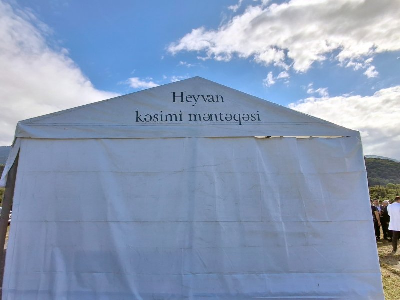 Qurban bayramı ilə əlaqədar Balakəndə heyvan kəsimi məntəqəsi fəaliyyətə başlayıb Qurban bayramı ilə əlaqədar Balakəndə heyvan kəsimi məntəqəsi fəaliyyətə başlayıb