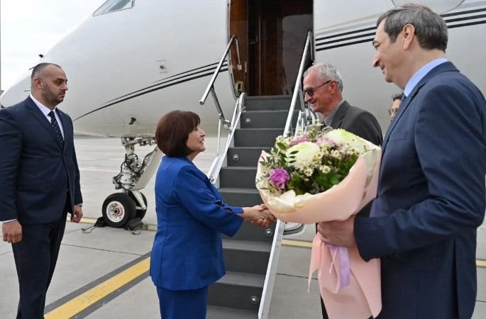 Sahibə Qafarova Serbiyada səfərdədir